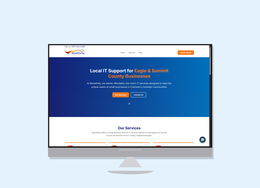 Wavefinity — Modern Business Website